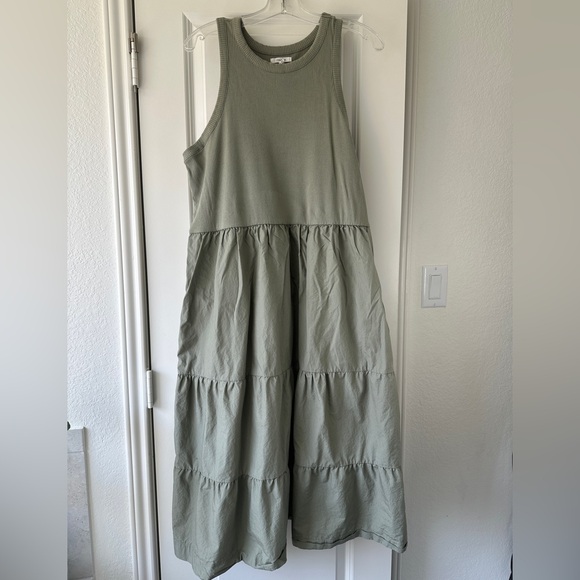 Maurices Sage Green Sleeveless Maxi Dress - Picture 2 of 6